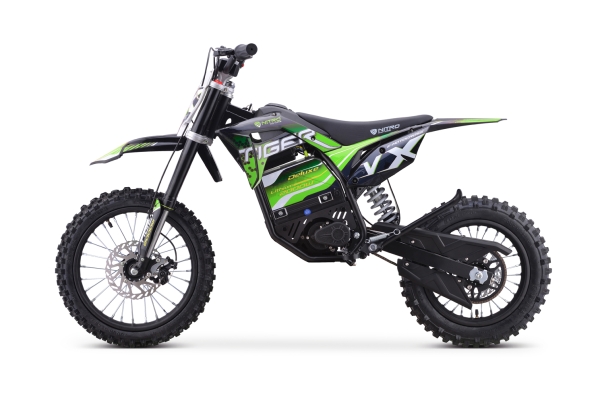 E-Cross Nitro Tiger 2000 Watt 60 Volt Dirtbike VX 60V 15,6Ah Lithium  Akku14"12 Bereifung